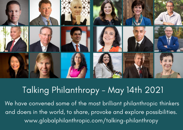 Talking Philanrthropy Event Banner